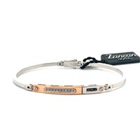 Bracciale Zancan Uomo in Oro bianco Diamante 0.045 Ct EB391BR - EB391BR
